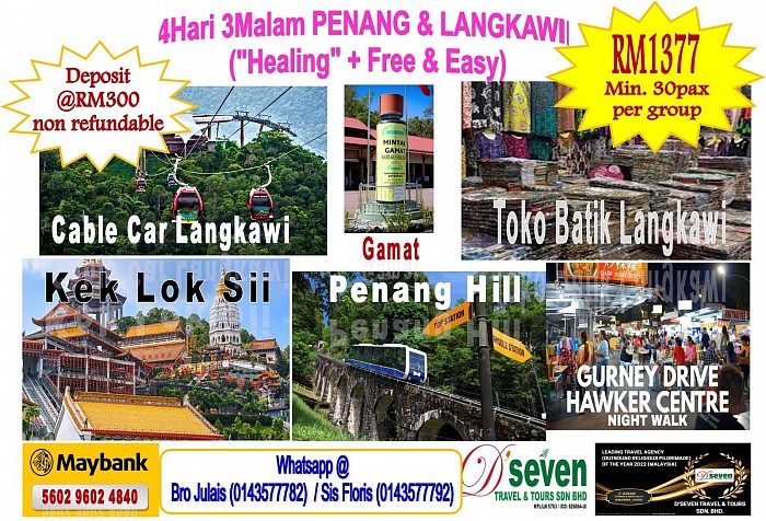 4D3N Penang & Langkawi