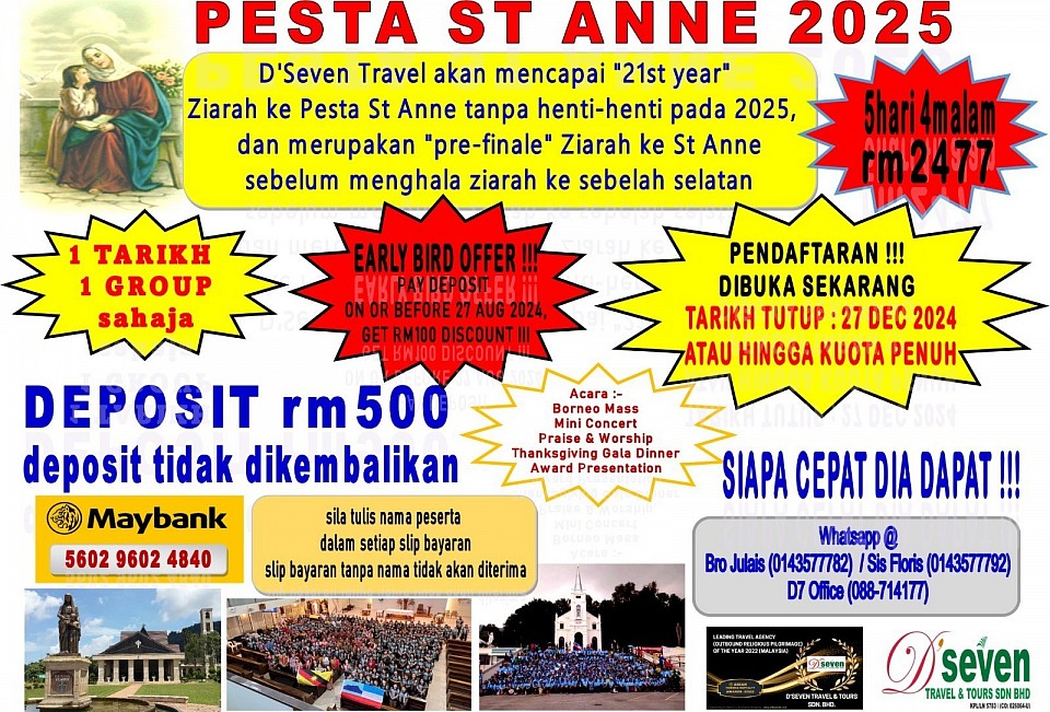 St Anne Feast  2025 - Bukit Mertajam Pulau Pinang Malaysia